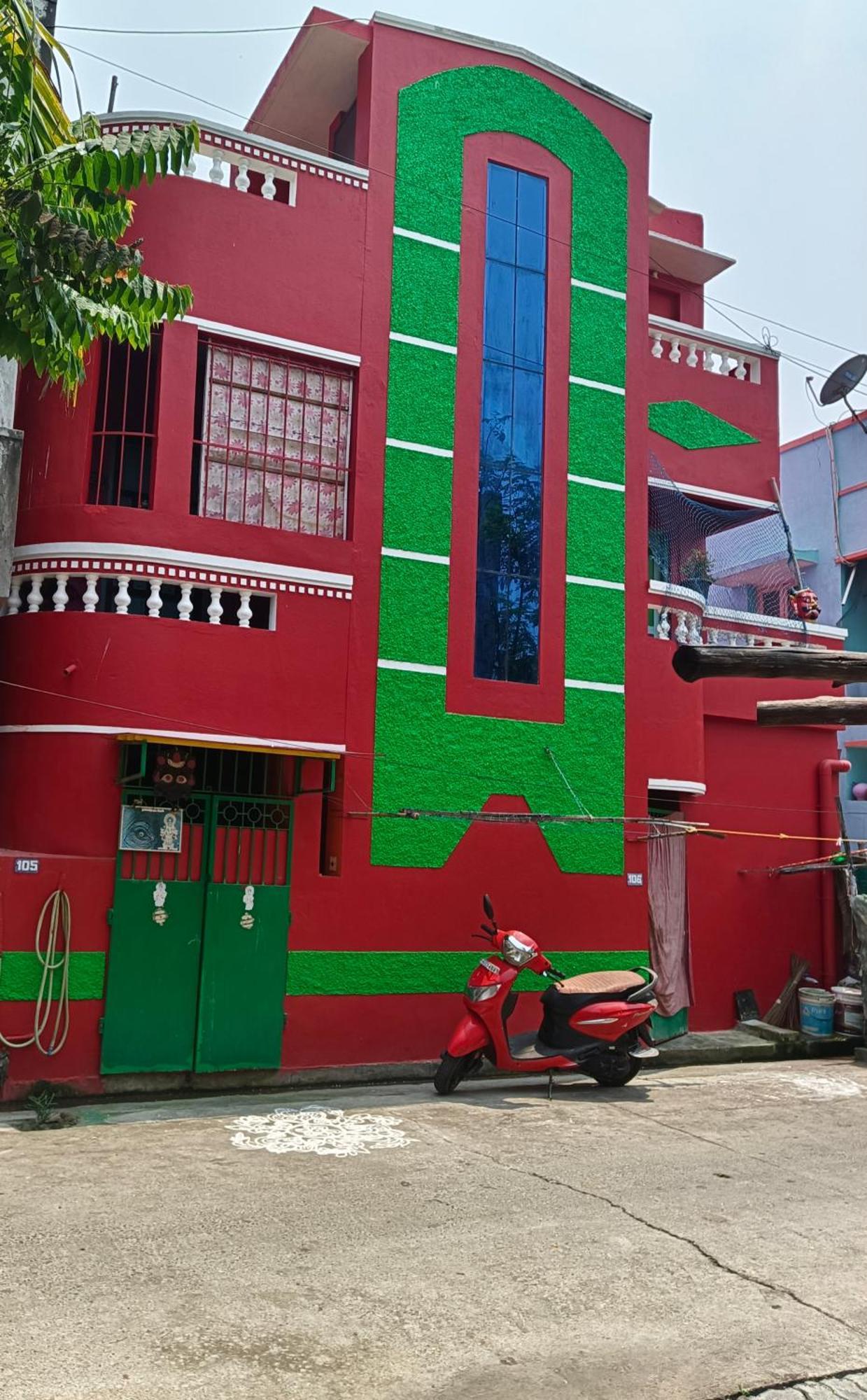 Blue Waves Homestay Pondicherry Exterior foto
